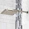 Showerscape K251A6CK 9-5/8 Inch Square Shower Head with Shower Arm, Polished Nickel K251A6CK - alternate 3